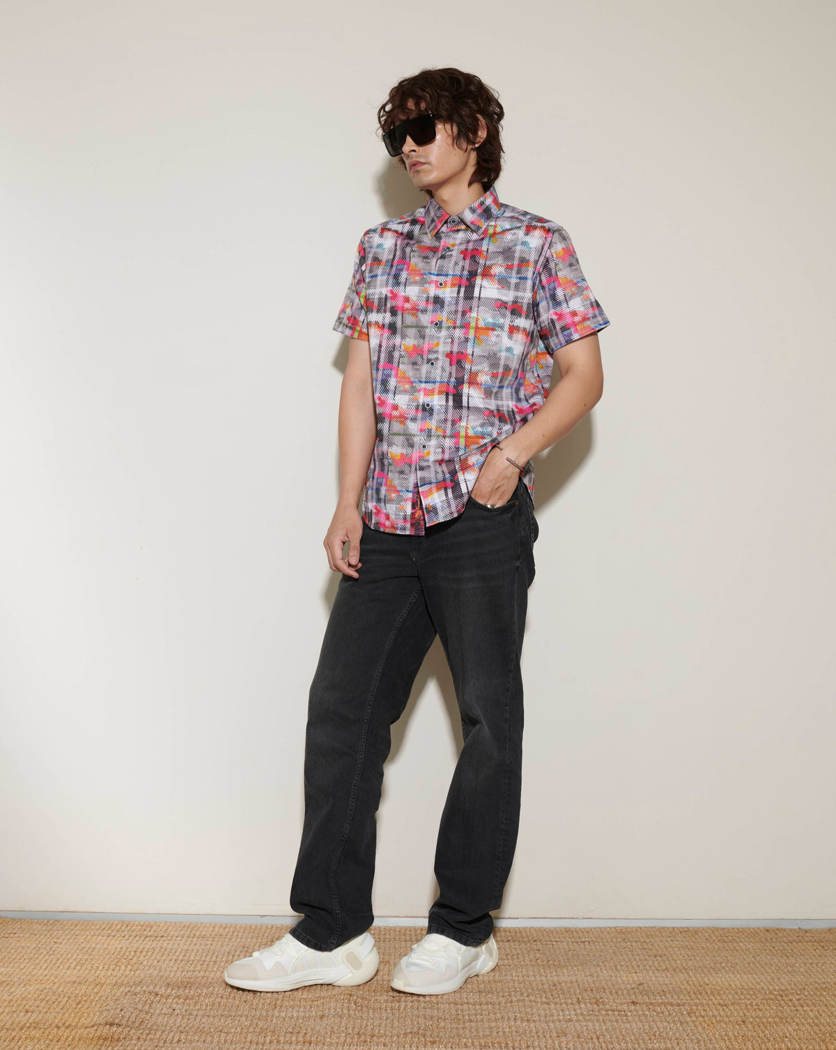 New Robert Graham Bingham Short Sleeve Shirt