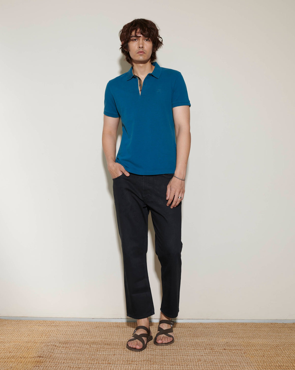 Burberry Steel Blue Polo-Shirt