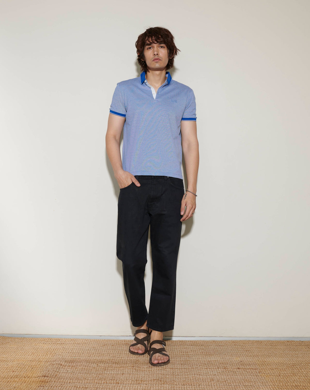 Hugo Boss Light Blue Polo-Shirt