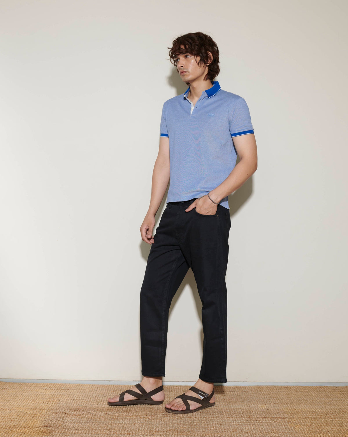 Hugo Boss Light Blue Polo-Shirt