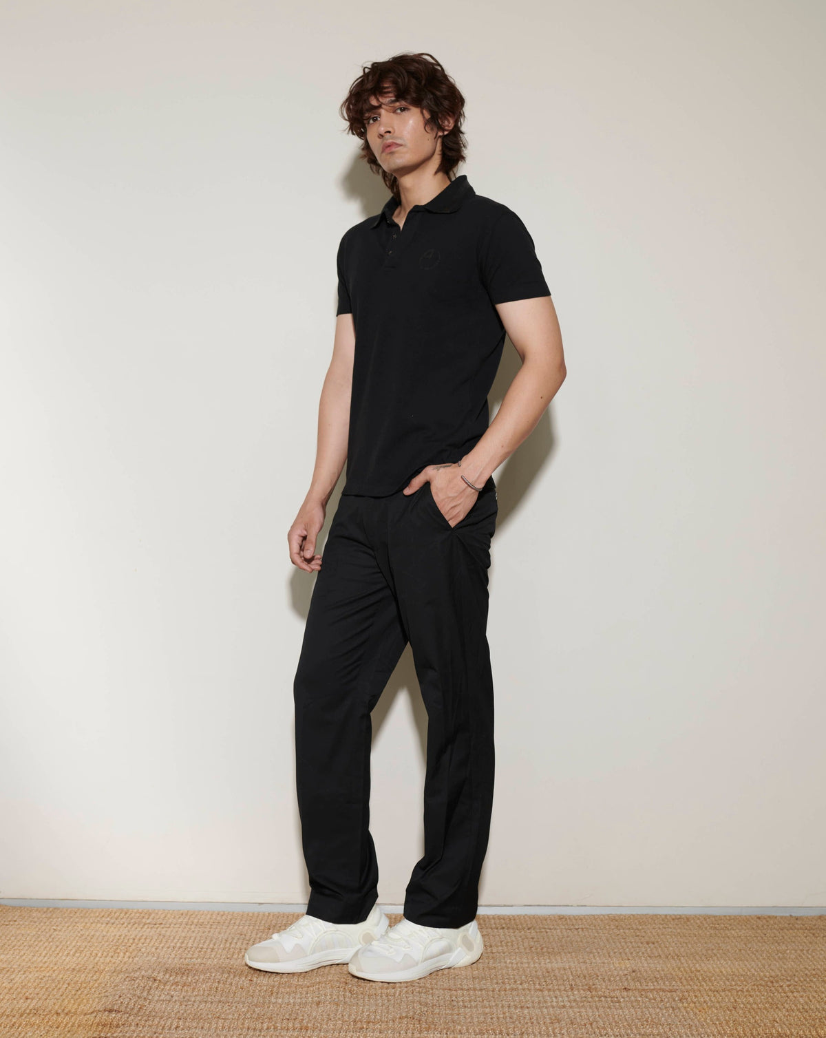 Armani Black Polo-Shirt